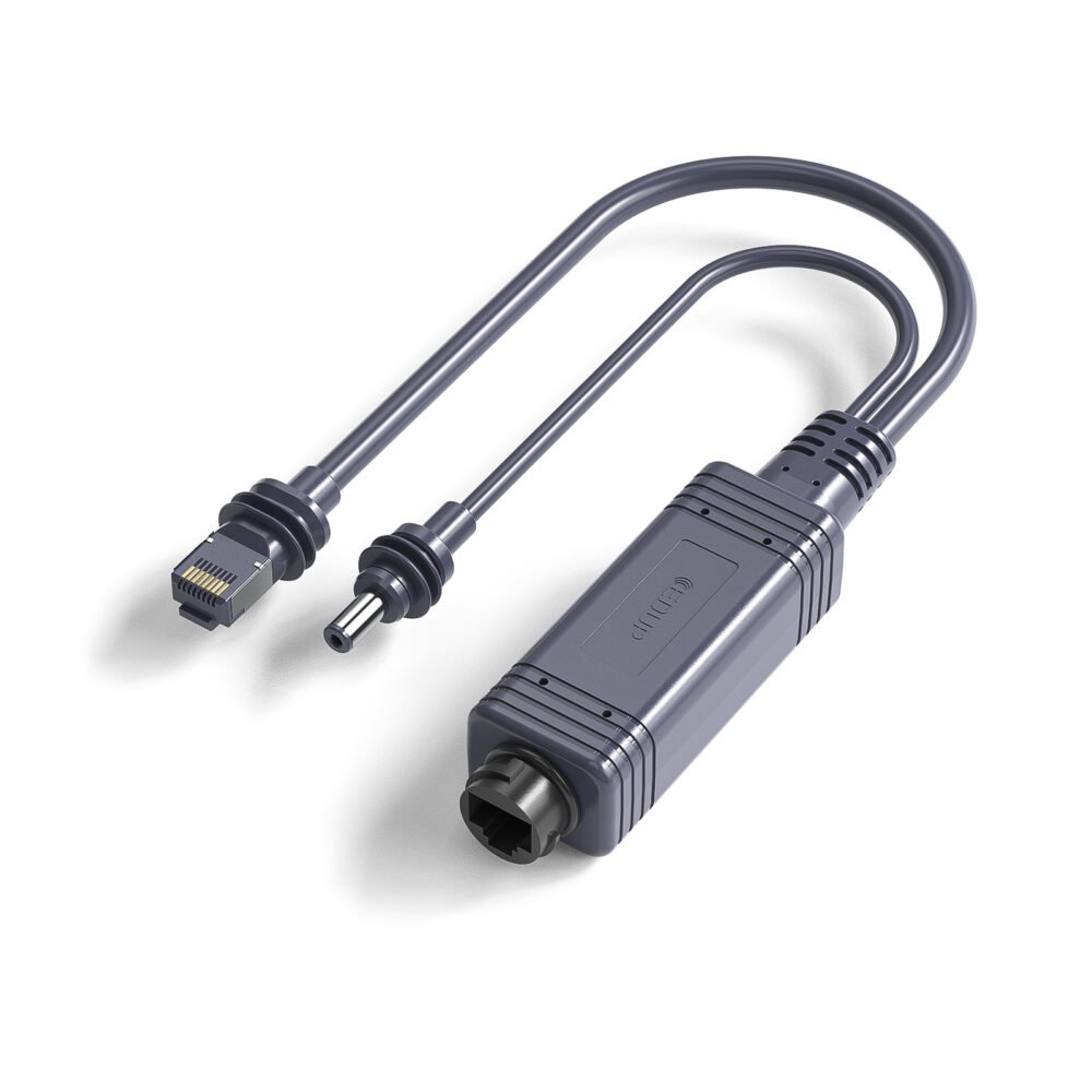 100W Isolated Gigabit POE Splitter Long Range 100 Meters Compatible with Starlink Accessories