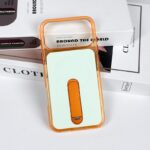 Shockproof iPhone 18 Case with Foldable Kickstand, Matte Thickened PC Hard Shell
