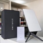 Bestselling HD Starlink Mini Installation Kit with Digital AC Dual-Band Wi-Fi System in Aluminum and Plastic - White Internet Kit