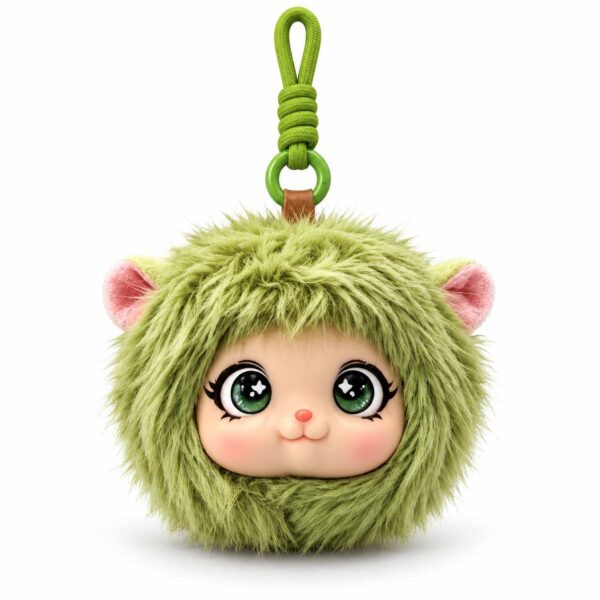 Smart AI Plush Companion Keychain with 4G/WiFi, Voice Interaction & App Control