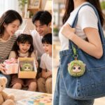 Smart AI Plush Companion Keychain with 4G/WiFi, Voice Interaction & App Control