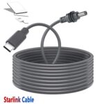 10M USB-C to DC 100W PD Fast Charging Cable for Starlink Mini, 5A Nickel-Plated Connector
