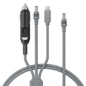 3-in-1 Car DC to USB-C/DC Power Cable for Starlink Mini, Waterproof Power Adapter