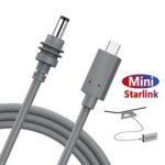 10M USB-C to DC 100W PD Fast Charging Cable for Starlink Mini, 5A Nickel-Plated Connector