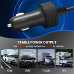 Patent Starlink Mini 16 AWG Cigarette Lighter to DC Power Adapter Power Cable Car Charging Cord Starlink Mini Power Cable