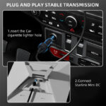 Patent Starlink Mini 16 AWG Cigarette Lighter to DC Power Adapter Power Cable Car Charging Cord Starlink Mini Power Cable