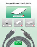 USB-C PD to DC Power Cable for Starlink Mini, Compatible with 100W PD Power Banks