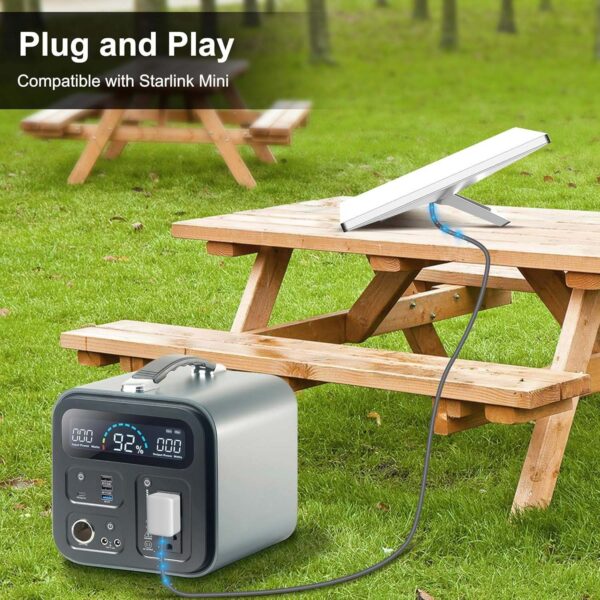 100W USB-C to DC Power Cable for Starlink Mini, 20V 5A Waterproof Charging Cord