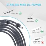 Starlink Mini Power Cable DC to DC Waterproof Cable for Starlink Mini Accessories Replacement Cable