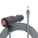 Starlink Mini Car DC Power Cable with Cigarette Lighter Plug, Waterproof On/Off Switch