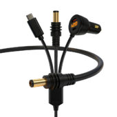 Starlink Mini 3-in-1 24V Car Power Cable with Digital Display & Gold-Plated DC Connector