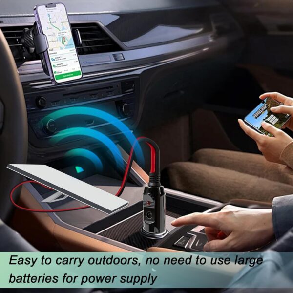 Starlink Mini Portable DC Power Cable with Cigarette Lighter Plug