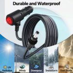 Starlink Mini Car DC Power Cable with Cigarette Lighter Plug, Waterproof On/Off Switch
