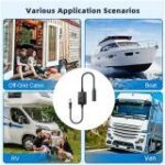 Starlink Mini DC-DC Power Converter Cable, 12V/24V to 30V 2A for Battery, Solar & RV